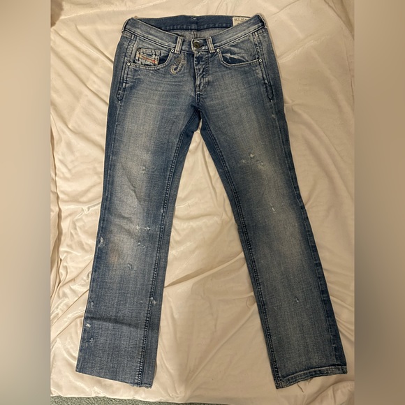 Diesel “Doozy” Jeans with Embroidery. W26 L30 straight-skinny - Picture 4 of 4